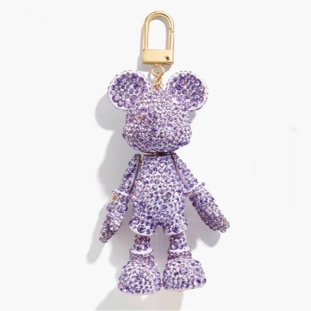 BaubleBar x Disney Lavender 💜 Mickey Mouse Keychain